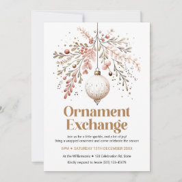 Convite de festas do Ornament Exchange