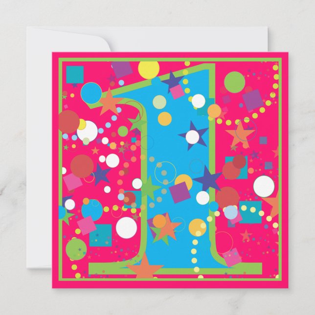 Convite de festas do primeiro aniversario do circo (Frente)