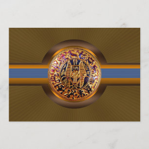 Convite de festas do Rei Egípcio