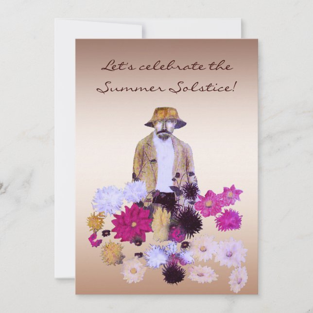 Convite de festas do solstício de verão (Frente)