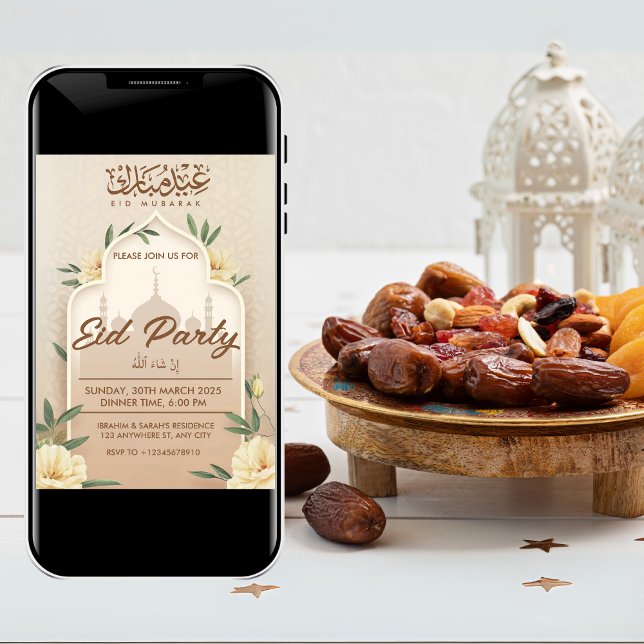 CONVITE DE FESTAS EID (Criador carregado)