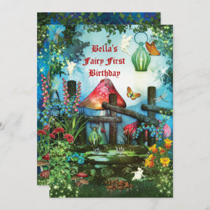 Convite de festas Enchanted da floresta