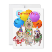 Convite de festas Engraçado Personalizável para Cr