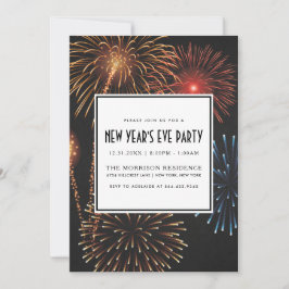 CONVITE DE FESTAS EVE DO ANO NOVO| Fogos de artifí