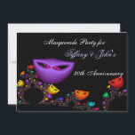 Convite de festas Fantasy Mascarada<br><div class="desc">um convite de festas de tendência,  facilmente personalizável,  clique em "personalizá-lo" para obter opções adicionais de adição,  alteração,  exclusão,  redimensionamento,  recoloração,  recomposição,  texto e imagens</div>