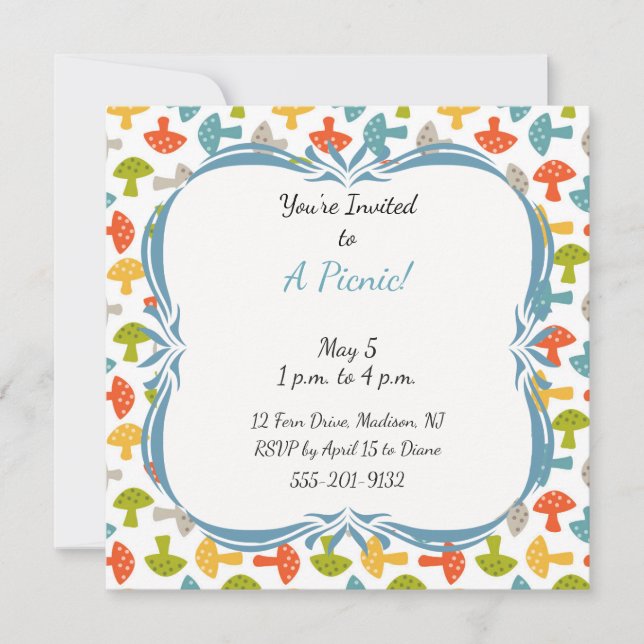 Convite de festas feito sob encomenda do (Frente)