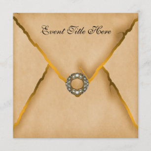 Convite de festas feito sob encomenda Jeweled do