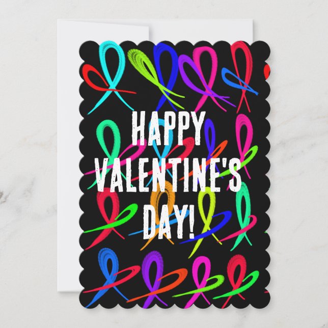 convite de festas feliz dia de os namorados (Frente)