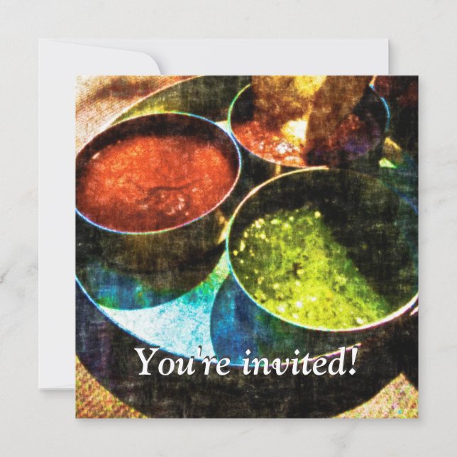 Convite de festas Fiesta mexicano (Frente)