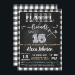 Convite de festas Flannel & Friends - WH<br><div class="desc">Convite perfeito para comemorar essa honra especial de aniversário!</div>