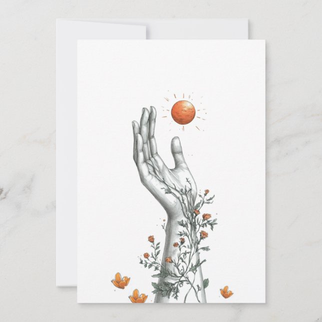 convite de festas formando laranja (Verso)