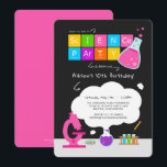 Convite de festas Girly Science<br><div class="desc">Você conhece uma garota que ama ciência? Uma festa temática da ciência é perfeita para o pequeno cientista na sua vida! Faça uma festa de aniversário incrível para crianças com o Convite de festas Girly Science projetado pela Enchantfancy Design. Esses convites de 5" x 7" contêm um conjunto de laboratório...</div>