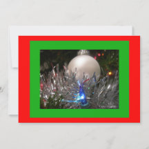 Convite de festas Glitter Feriado