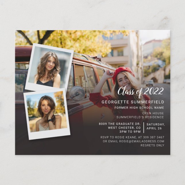 Convite de festas Graduação 2025 de Fotos (Frente)