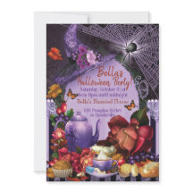 Convite de festas HALLOWEEN TEA