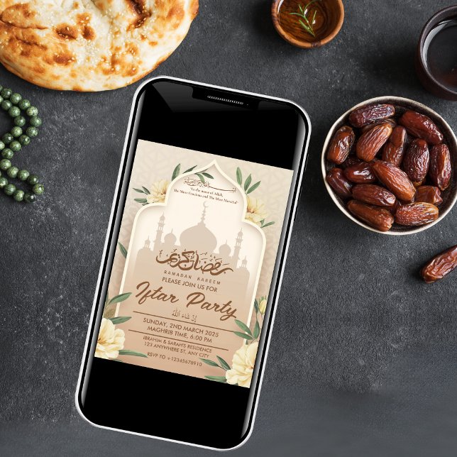 Convite de festas Iftar (Criador carregado)
