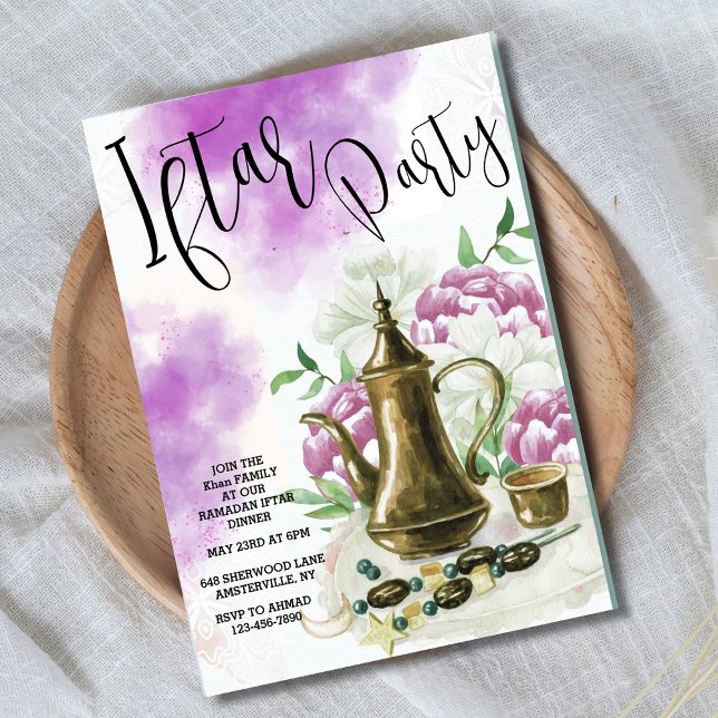 Convite de festas Iftar (Criador carregado)