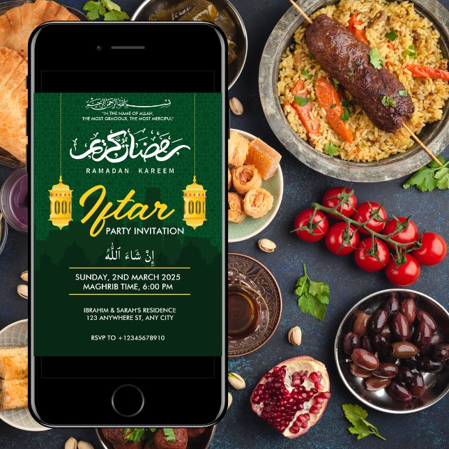 Convite de festas Iftar (Criador carregado)