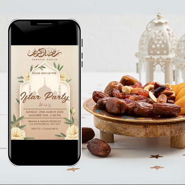 Convite de festas Iftar (Criador carregado)