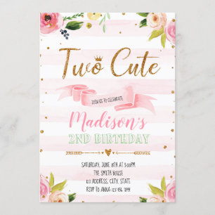 Convite de festas Im dois bonito