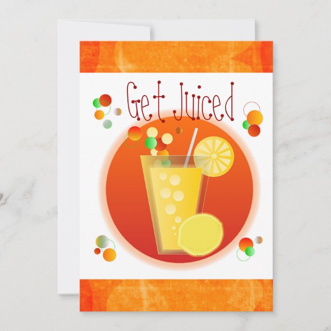 Convite de festas Informal Cocktail (Frente)