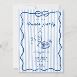 Convite de festas Janto Casual Costal