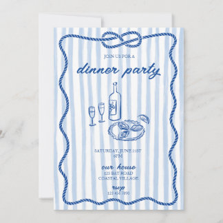 Convite de festas Janto Casual Costal