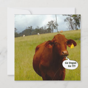 Convite de festas janto Vegan