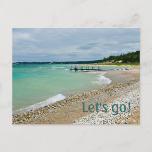 Convite de festas lago