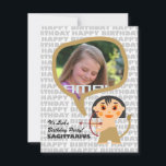 Convite de festas Luca Kids com foto<br><div class="desc">É uma festa de aniversário! Se você está em dúvida sobre o tema da festa de aniversário de seu filho, por que não o sinal da criança? Ilustração moderna e bonita e muitos produtos correspondentes disponíveis. O texto é totalmente personalizável, frente e verso!</div>