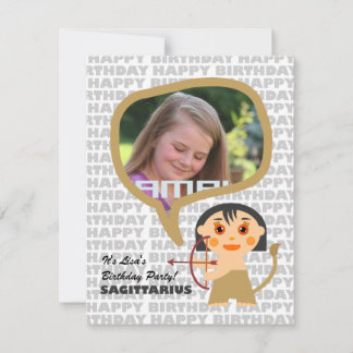 Convite de festas Luca Kids com foto