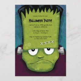 Convite de festas mal-humorado de Frankenstein o