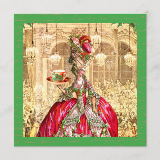 Convite de festas Marie Antonette