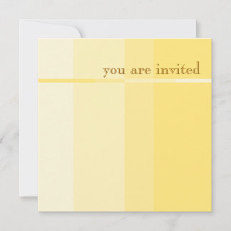 Convite de festas Moderno de Progressão Amarela