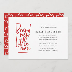 Convite de festas moderno do chá do bebé