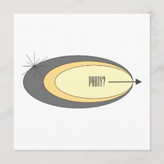 convite de festas moderno do médio