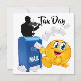 Convite de festas no Dia do Imposto