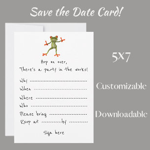 Convite de festas: O Sapo convida-o para vir!