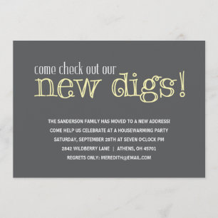 Convite de festas ocasional do Housewarming