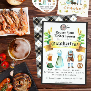 Convite de festas Oktoberfest