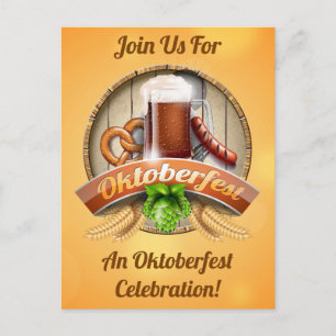 Convite de festas Oktoberfest