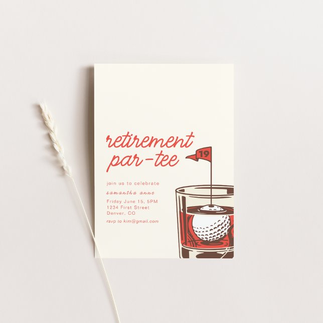 Convite de festas Par-Teto de Aposentação com Whis (Criador carregado)