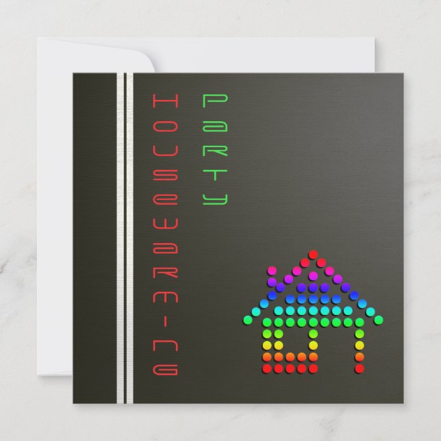 Convite de festas para o lar perfeito (Frente)