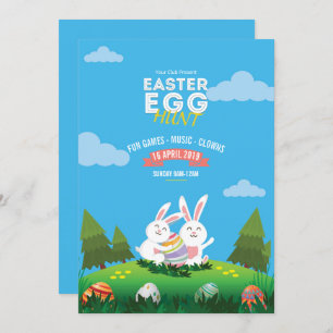 Convite de festas Páscoa