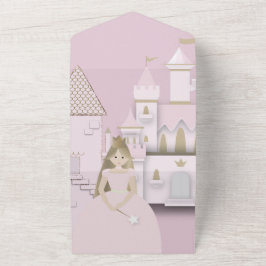Convite de festas PINK PRINCESS