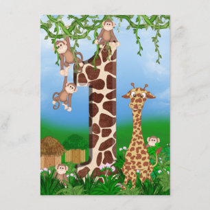 Convite de festas primeiro aniversario