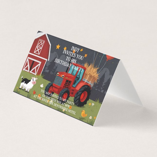 Convite de festas que você pode personalizar ao se (Frente)