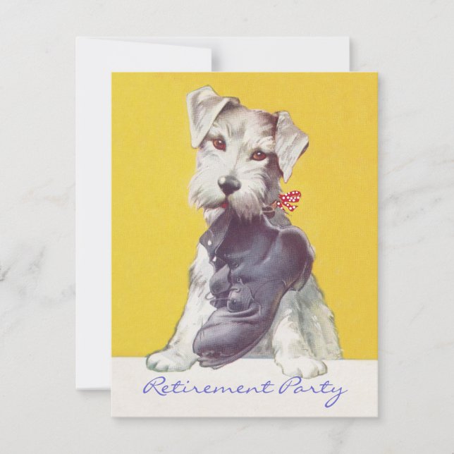 CONVITE DE FESTAS RETIREMENT Inicialização de trab (Frente)