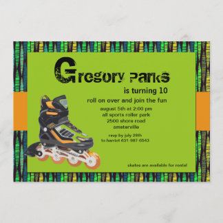 Convite de festas Rollerblade