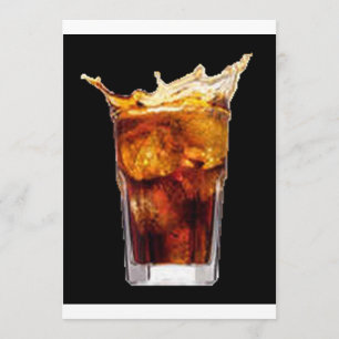 Convite de festas Rum & Cola